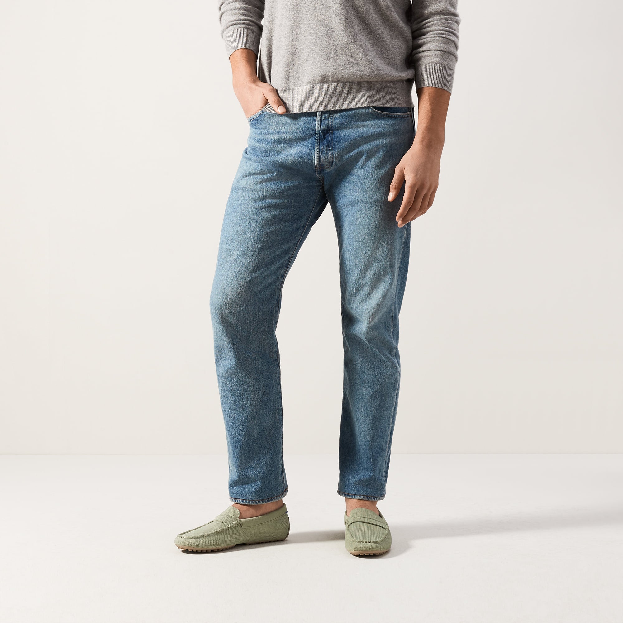The Driving Loafer - Pistachio