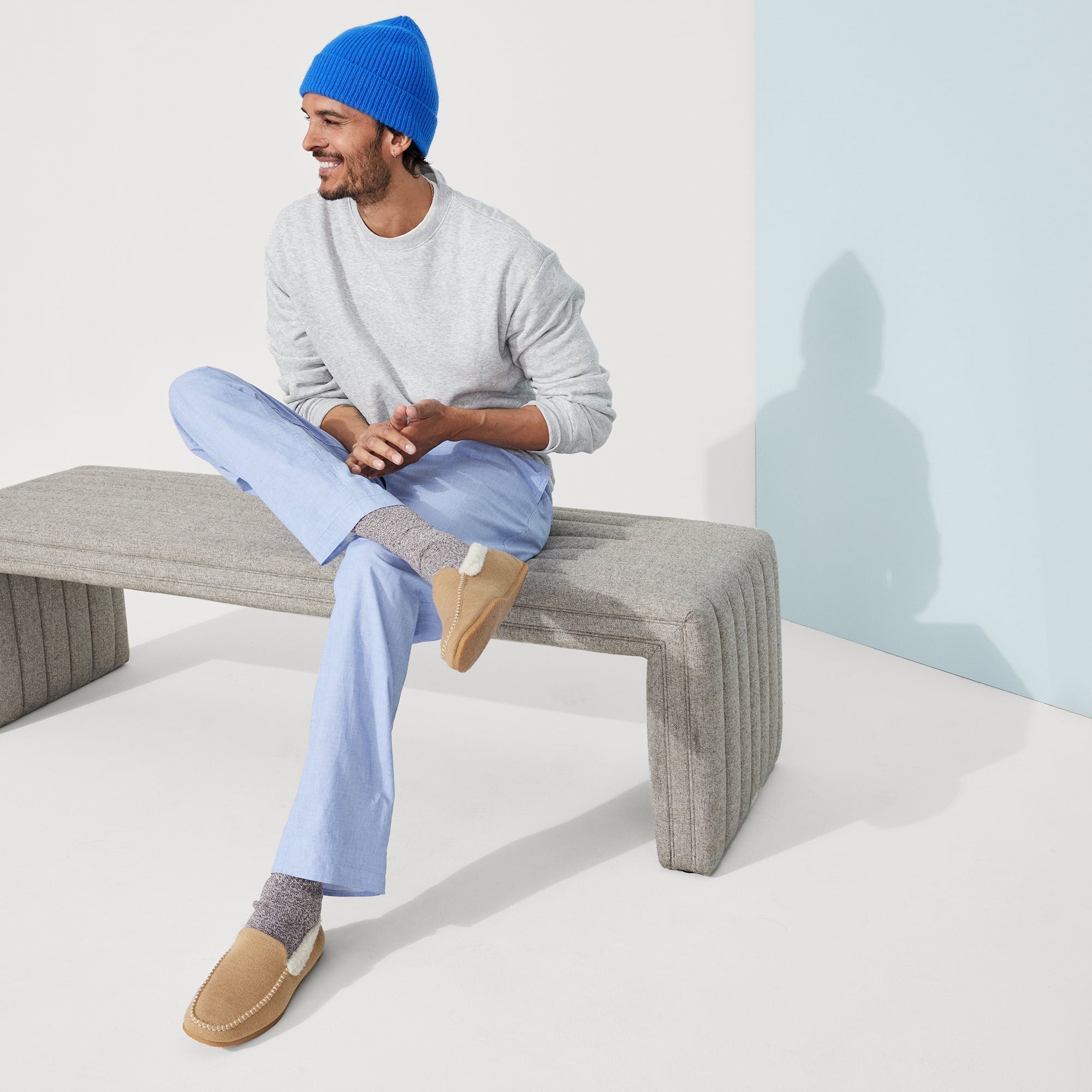 The Men's Slipper - Nutmeg
