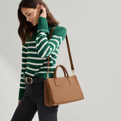 The Classic Handbag - Sierra Brown
