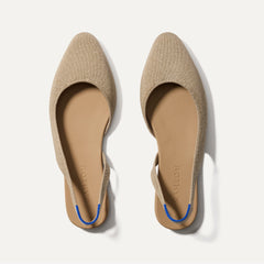 The Almond Slingback - Metallic Prosecco