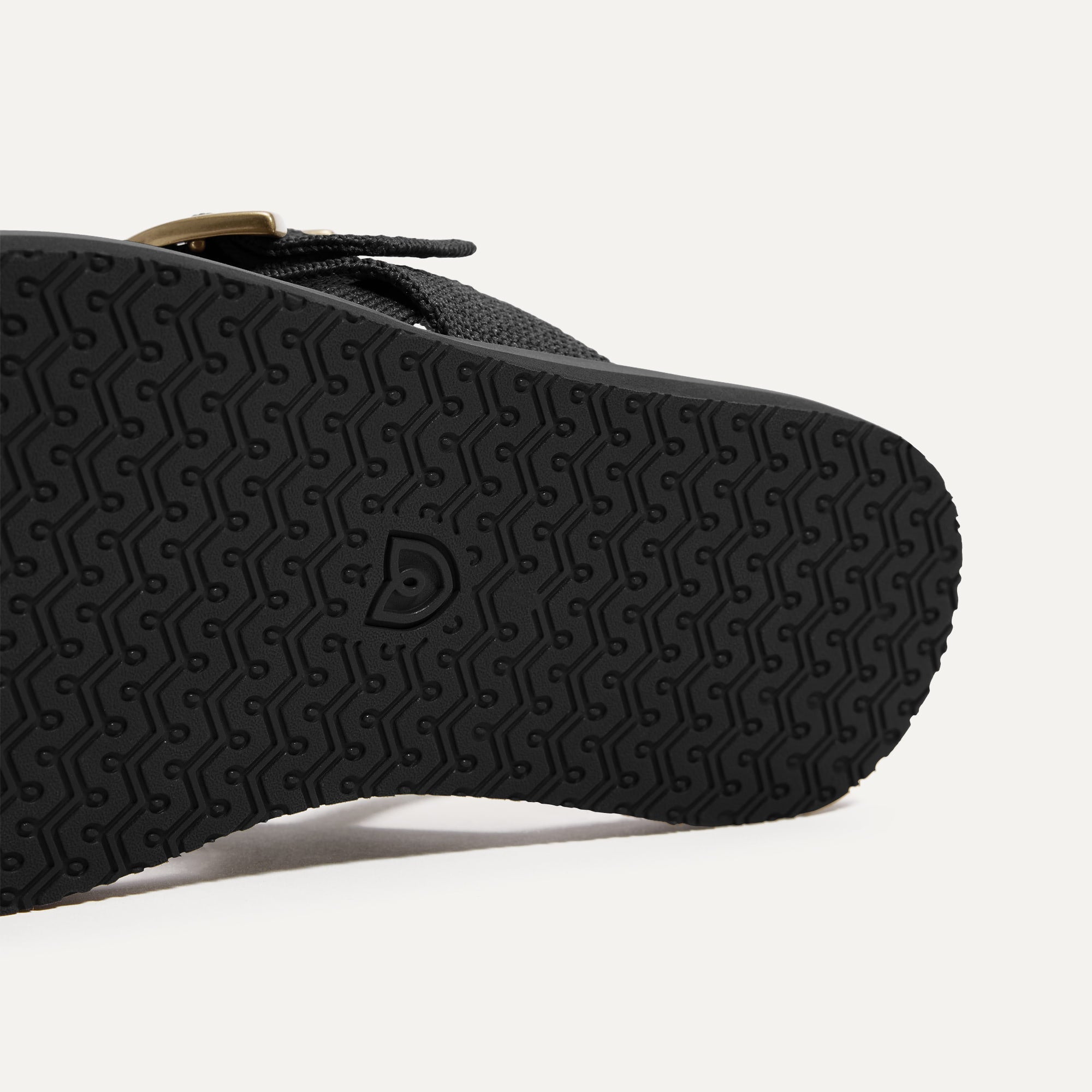 The T–Strap Sandal - Black